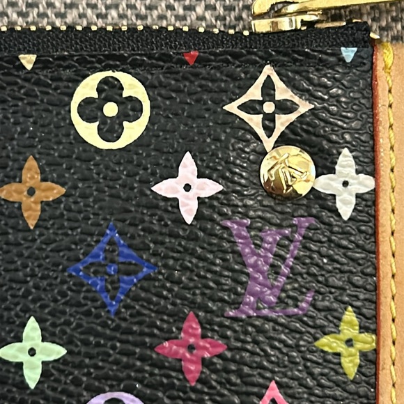 Louis Vuitton Takahashi Murakami key cles black multicolor RARE - Picture 9 of 16